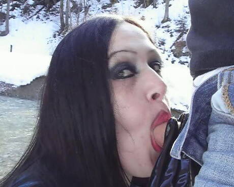 Dirty Angelina pics collection featuring teenage girl in blowing dick scene